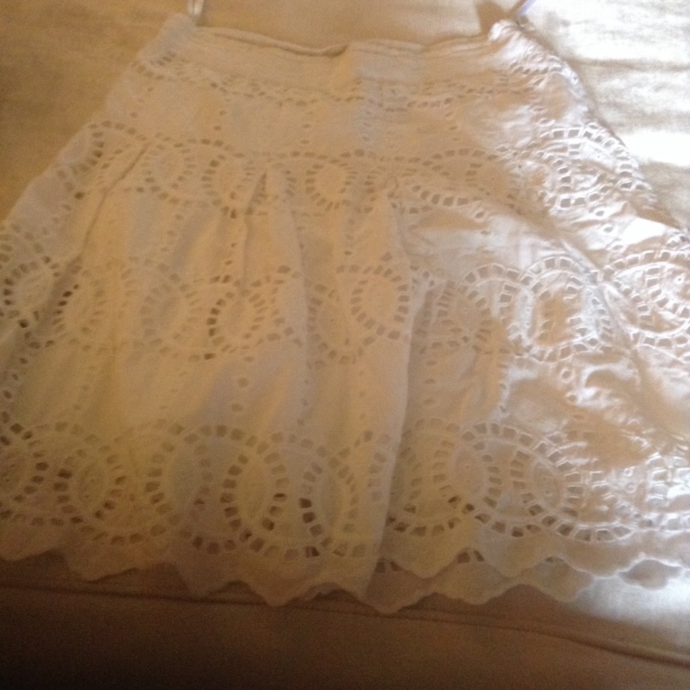 Inc white skirt
